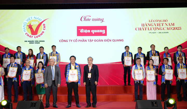 Điện Quang: 29 năm giữ vững danh hiệu Hàng Việt Nam Chất lượng cao