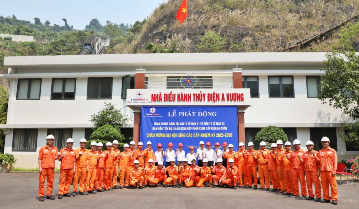 Thủy điện A Vương phát động thi đua hoàn thành đại tu, tiểu tu các tổ máy