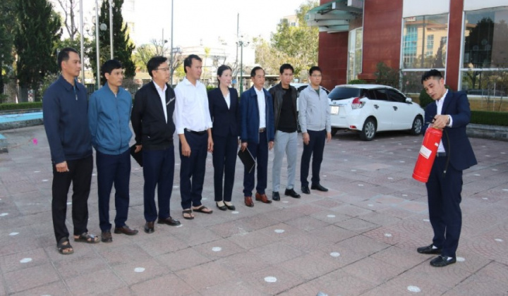 PC Lai Châu: Nâng cao nghiệp vụ phòng cháy chữa cháy