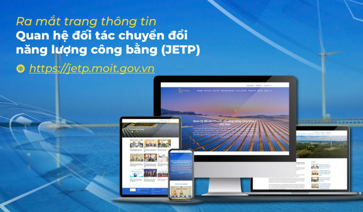 Ra mắt Cổng thông tin Quan hệ đối tác chuyển đổi năng lượng công bằng (JETP)