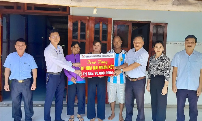TKV hỗ trợ Đắk Nông 350 triệu đồng xóa nhà tạm