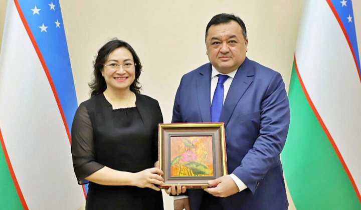 Việt Nam - Uzbekistan thúc đẩy hợp tác kinh tế, thương mại lên tầm cao mới