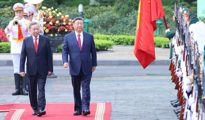 Tổ chức trọng thể Lễ đón chính thức Tổng Bí thư, Chủ tịch nước Trung Quốc Tập Cận Bình