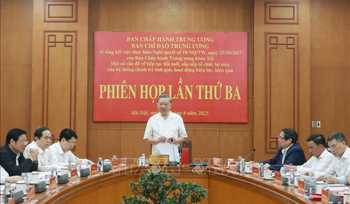 Tổng Bí thư Tô Lâm: Các cơ quan, đơn vị, tổ chức trước, trong và sau sắp xếp phải bảo đảm hoạt động thông suốt