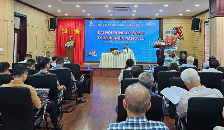 Công ty CP Bia Sài Gòn – Miền Trung chia cổ tức với tỷ lệ 50%