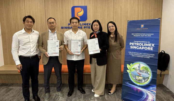 Petrolimex Singapore đạt chứng chỉ ISCC - Cam kết phát triển bền vững và bảo vệ môi trường
