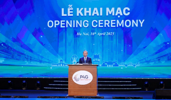 Tổng bí thư Tô Lâm phát biểu thông điệp chính sách tại Hội nghị P4G Việt Nam 2025