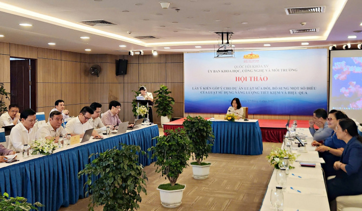Quốc hội lấy ý kiến góp ý Dự án Luật Sử dụng năng lượng tiết kiệm và hiệu quả (sửa đổi)