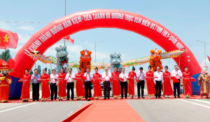 Bình Thuận: Khánh thành hai công trình giao thông trọng điểm
