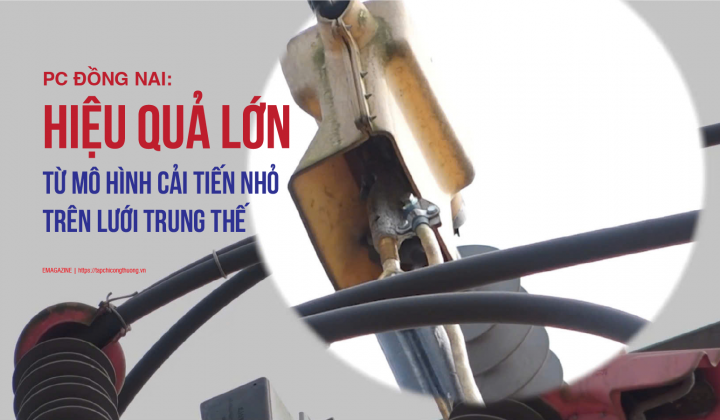 [eMagazine] PC Đồng Nai: Hiệu quả lớn từ mô hình cải tiến nhỏ trên lưới trung thế