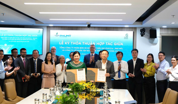 PVFCCo - Phú Mỹ và TGS hợp tác phát triển chuỗi giá trị xanh