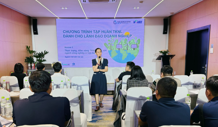 Nâng cao năng lực cho doanh nghiệp ngành thủy sản trong hoạt động tiết kiệm năng lượng