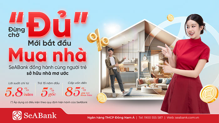 Lãi suất chỉ 5,8%/năm, 'thời điểm vàng' mua nhà năm 2025