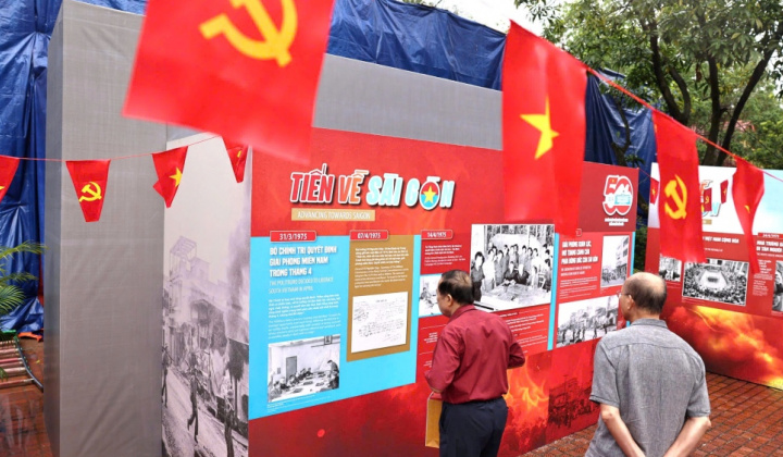 Hào hùng và lắng đọng với Triển lãm “Con đường thống nhất” tại Hoàng thành Thăng Long