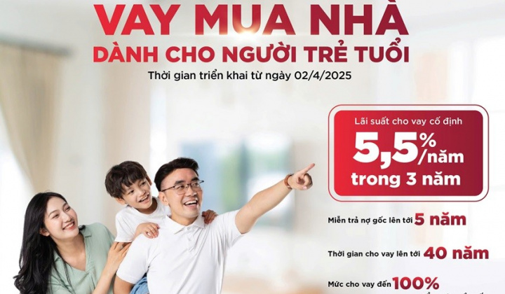 Ngân hàng Agribank triển khai gói tín dụng hỗ trợ người trẻ mua nhà với lãi suất 5,5%/năm