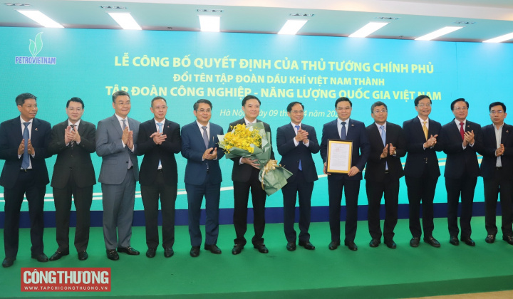 Petrovietnam chính thức đổi tên thành Tập đoàn Công nghiệp - Năng lượng Quốc gia Việt Nam