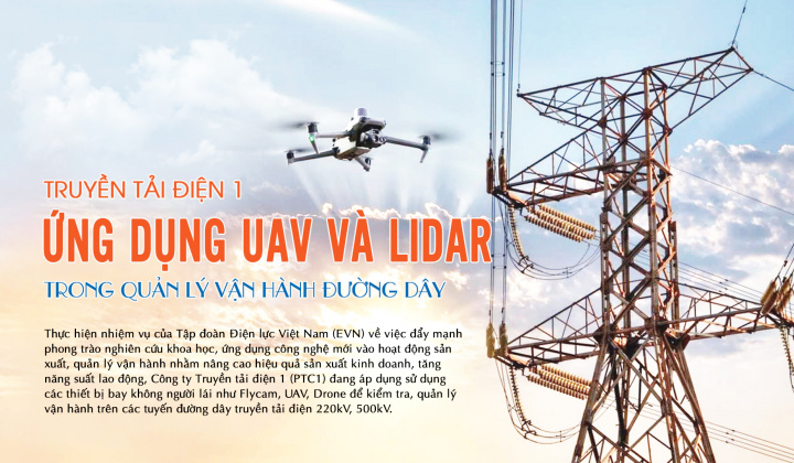 [eMagazine] Truyền tải điện 1: Ứng dụng UAV và Lidar trong quản lý vận hành đường dây