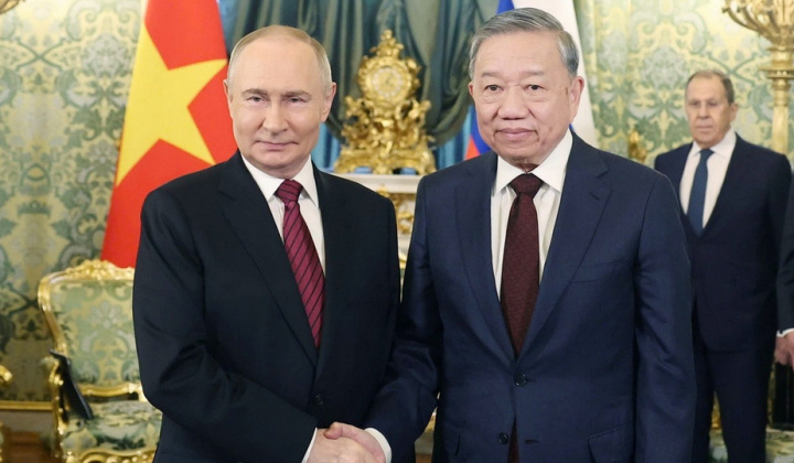 Tổng Bí thư Tô Lâm hội đàm với Tổng thống Nga Vladimir Putin