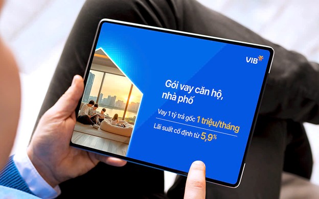 Ngân hàng VIB: Giải pháp tài chính đột phá cho người mua nhà: Vay 1 tỷ trả gốc 1 triệu đồng/ tháng