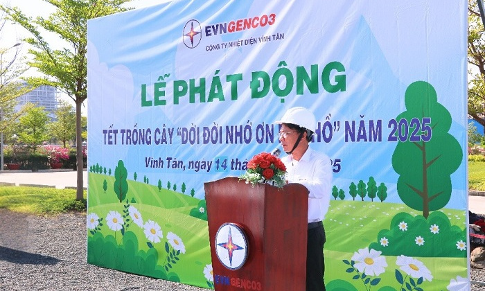 Nhiệt điện Vĩnh Tân 2: Trồng mới hơn 300 cây xanh tại Nhà máy