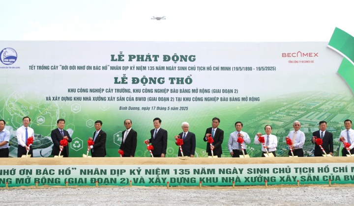 Bình Dương: Động thổ 2 khu công nghiệp theo mô hình sinh thái, thông minh