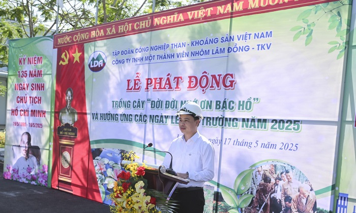 Công ty Nhôm Lâm Đồng - TKV: Phát động trồng cây Đời đời nhớ ơn Bác Hồ