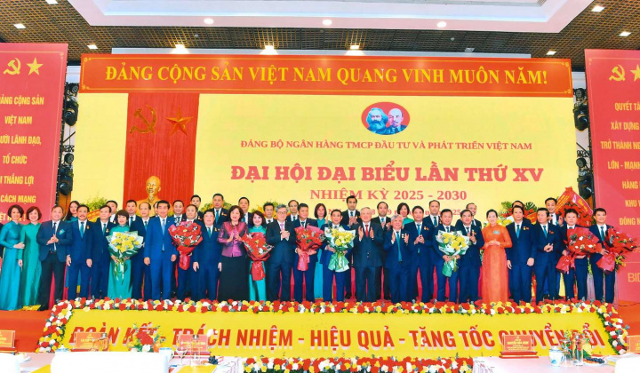 Đảng bộ BIDV tổ chức thành công Đại hội đại biểu lần thứ XV, nhiệm kỳ 2025 - 2030