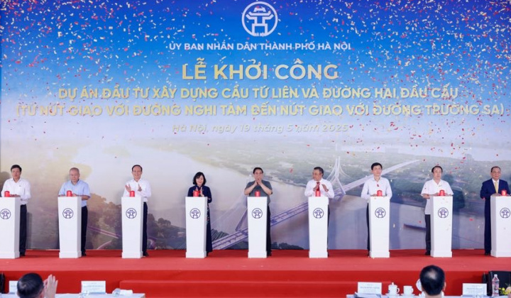 Hà Nội: Khởi công xây dựng cầu Tứ Liên và đường hai đầu cầu, tổng vốn đầu tư gần 20.000 tỷ đồng