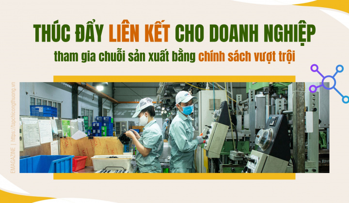 [eMagazine] Thúc đẩy liên kết cho doanh nghiệp tham gia chuỗi sản xuất bằng chính sách vượt trội