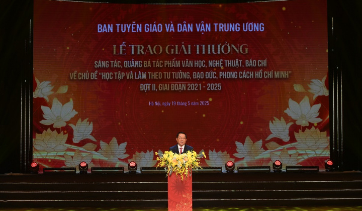 HABECO đồng hành cùng Lễ Trao giải văn học, nghệ thuật, báo chí tiêu biểu học tập và làm theo Bác Hồ
