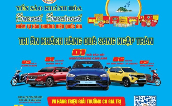 Yến sào Khánh Hoà: Dành 100 tỷ đồng tri ân khách hàng