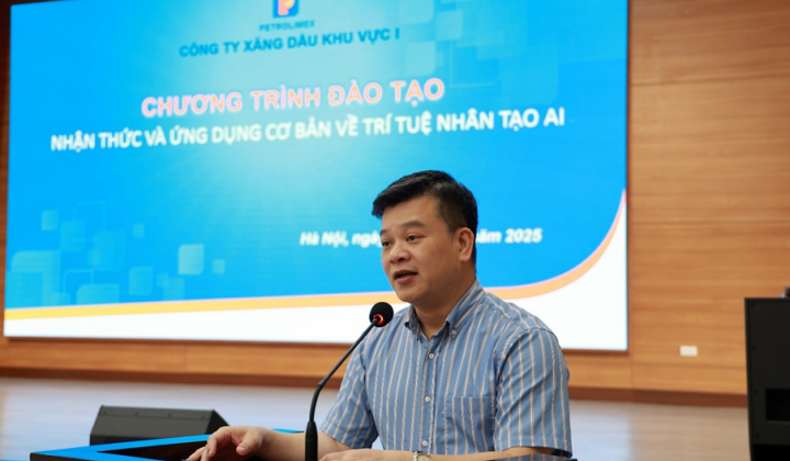 Công ty Xăng dầu khu vực 1 hoàn tất khóa đào tạo AI cơ bản