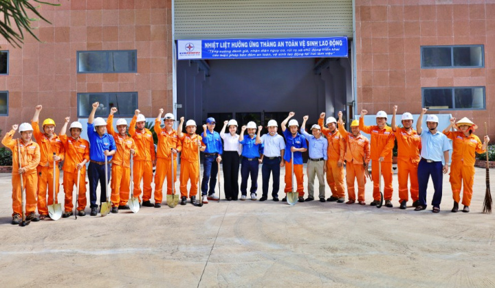 Thủy điện An Khê - Ka Nak: Hưởng ứng Tháng công nhân và Tháng hành động về ATVSLĐ năm 2025