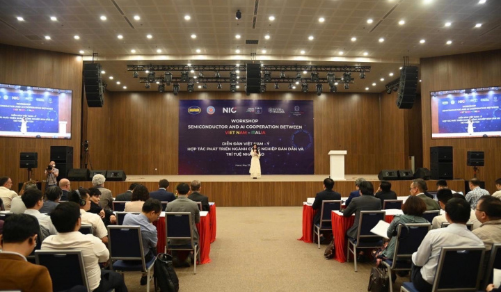 Việt Nam và Italy thúc đẩy hợp tác chiến lược trong lĩnh vực bán dẫn và trí tuệ nhân tạo