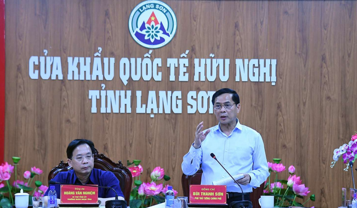Phó Thủ tướng Bùi Thanh Sơn: Không để hình thành các điểm nóng, tụ điểm buôn lậu, vận chuyển trái phép hàng hóa