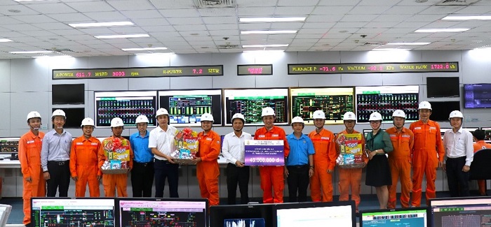 Nhiệt điện Vĩnh Tân sát cánh cùng người lao động đảm bảo vận hành mùa khô