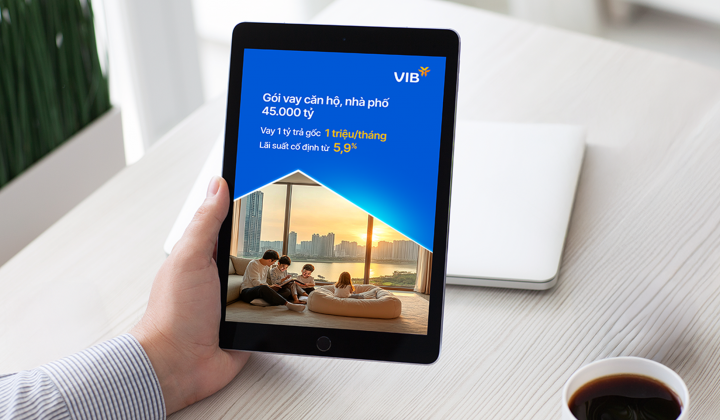 An cư trước tuổi 35: Mục tiêu trong tầm tay với gói vay mua căn hộ, nhà phố từ VIB