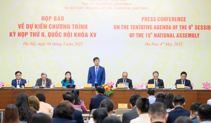 Kỳ họp thứ 9, Quốc hội khóa XV sẽ làm việc trong 37 ngày; xem xét, quyết định 54 nội dung về công tác lập hiến, lập pháp