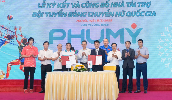 PVFCCo - Phú Mỹ đồng hành cùng Đội tuyển Bóng chuyền nữ Việt Nam