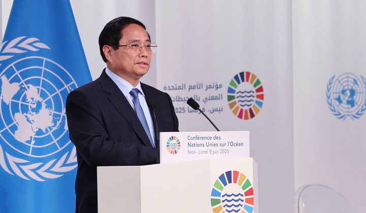 Thủ tướng: Việt Nam đăng ký 15 cam kết tự nguyện về quản trị biển và đại dương