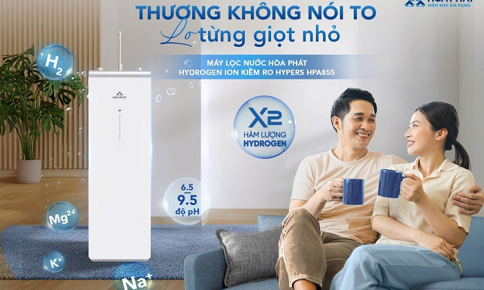 Hòa Phát trình làng dòng máy lọc nước HyperS hoàn toàn mới