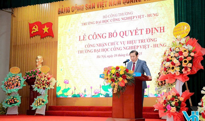 Trường Đại học Công nghiệp Việt – Hung: Chào đón tân Hiệu trưởng PGS.TS Nguyễn Đình Tùng