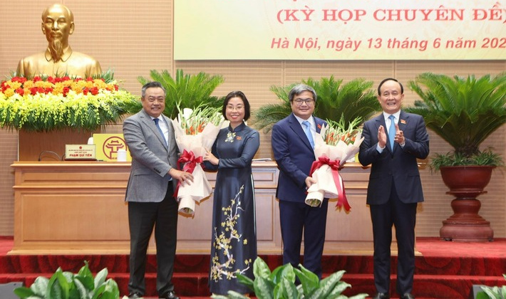 Hà Nội: Bầu bổ sung Phó Chủ tịch HĐND thành phố và Phó Chủ tịch UBND thành phố