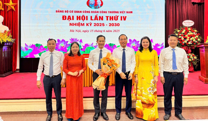 Đại hội IV Đảng bộ Cơ quan Công đoàn Công Thương: Đoàn kết - Dân chủ - Phát triển