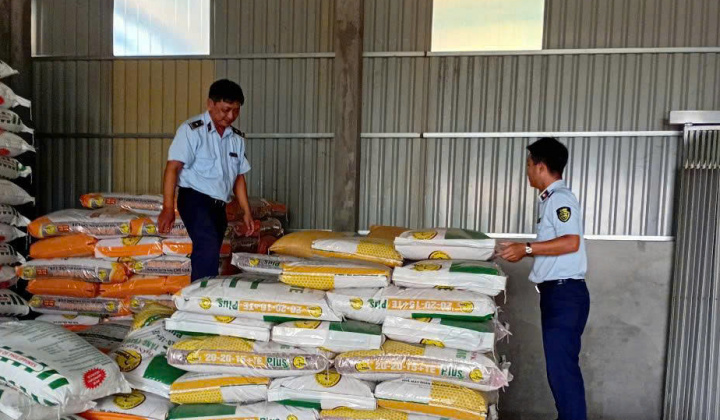 Kiên Giang: xử phạt cơ sở kinh doanh phân bón không đạt chất lượng