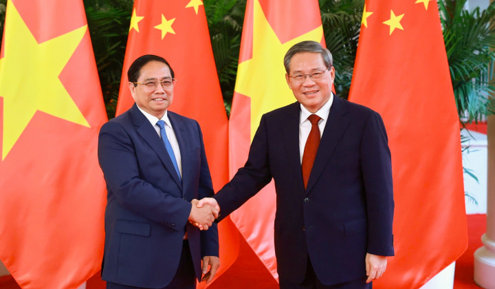 Thủ tướng Phạm Minh Chính hội đàm với Thủ tướng Trung Quốc Lý Cường