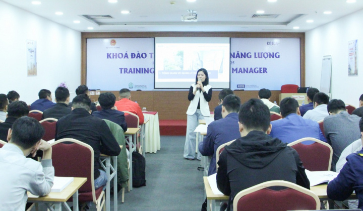 Khóa đào tạo Người Quản lý năng lượng tháng 7/2025