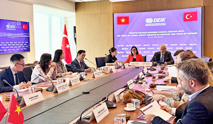 Hội đồng Doanh nghiệp Thổ Nhĩ Kỳ - Việt Nam mong muốn mở rộng hợp tác thương mại với Việt Nam