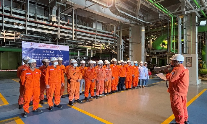 Nhiệt điện Thái Bình: Diễn tập phòng chống thiên tai và tìm kiếm cứu nạn năm 2025
