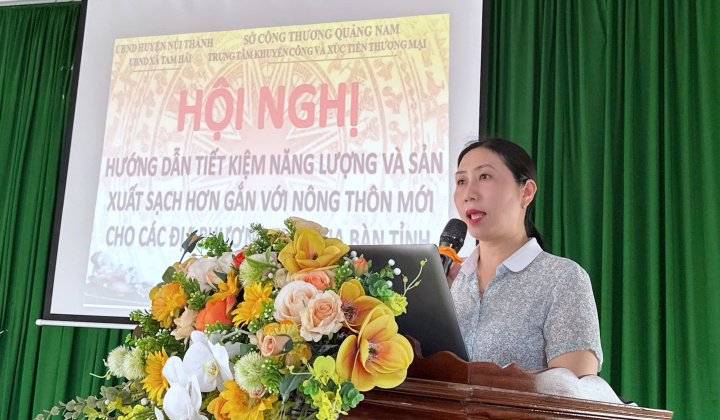 Quảng Nam: Tổ chức Hội nghị Tiết kiệm năng lượng và Sản xuất sạch hơn tại xã đảo Tam Hải